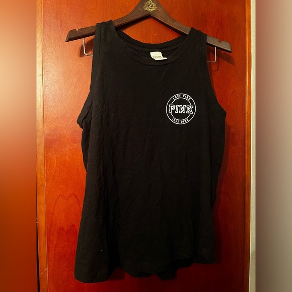 Pink Victoria Secret Bundle Lot (6) T-shirts Athletic bedazzled Tank Top Sz M-L - Picture 3 of 10